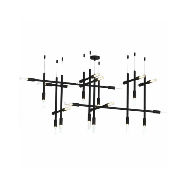 Люстра Pikart 30674-2 G9 28x60W IP20 Черная