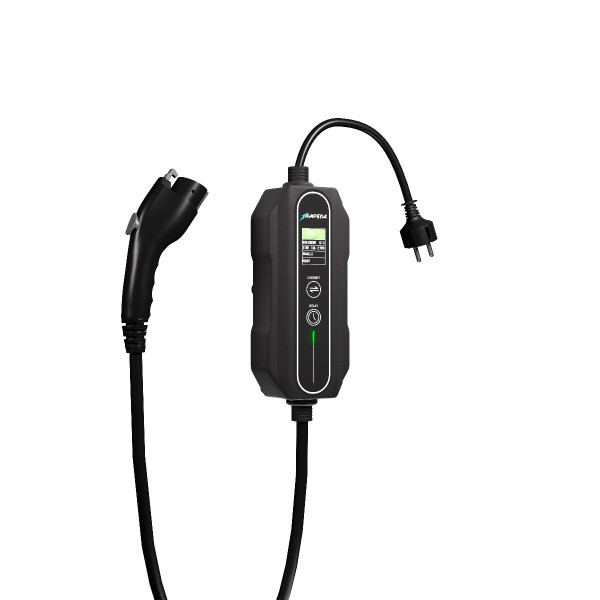 Однофазная зарядная станция для электромобиля Ampera Smart AS101 16A GBT кабель 5м - фото №1