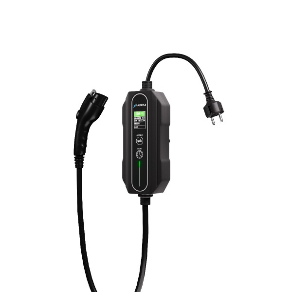 Однофазная зарядная станция для электромобиля Ampera Smart AS101 16A GBT кабель 5м - фото №3