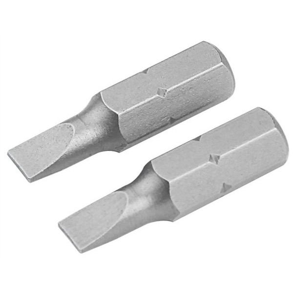 Шлицевые биты Tolsen S2 4,5х25мм (2шт)