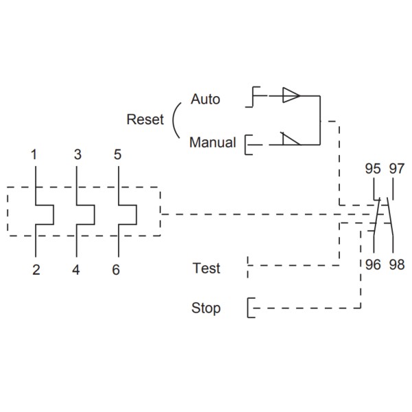 Тепловое реле NOARK Ex9R38B 3Р 4A (110330) - фото №1