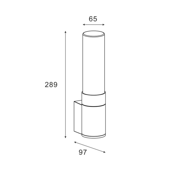 Уличный светильник Zuma Line 5905316666184 Wally E27 1x60W IP54 черный - фото №1