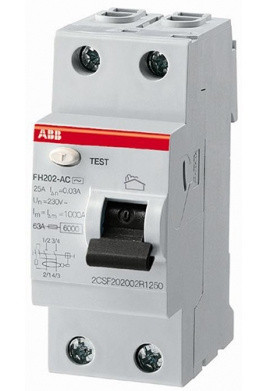 ПЗВ ABB FH202 AC-63/0,3, 40 А, 300 мА, AC