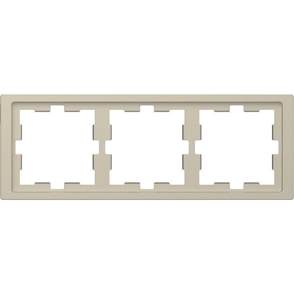 Трехместная рамка Schneider Electric D-Life MTN4030-6533 сахара