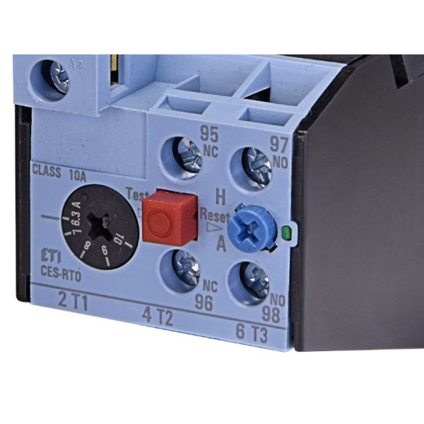 Тепловое реле ETI 004646593 CES-RT0-6.3 (CES 6…18) 4 - 6,3А - фото №2