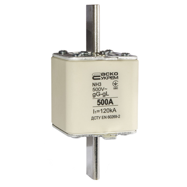 Запобіжник Аско-Укрем NH3 500A gG (A0050010040) - фото №2