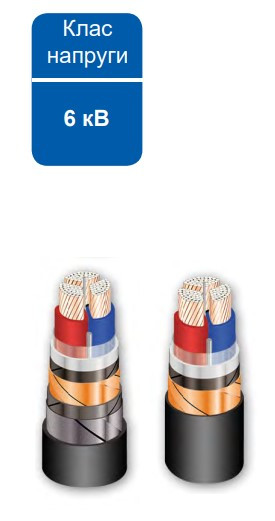 Кінцева муфта Sicame T3TH 6 50-120 450 CM 6кВ з наконечниками (540210) - фото №1