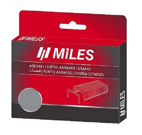 Скоби MILES No. 80-14MM (5000шт) - фото №1