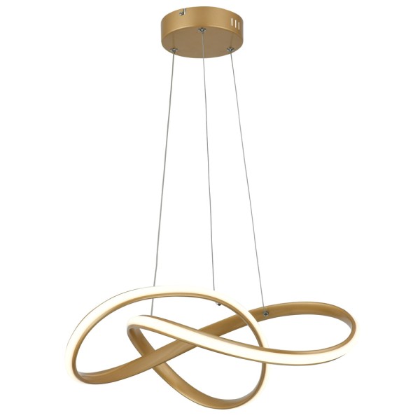 Підвісний світильник Reality 334901-03 Hannah Led 1x36W 4000K 2880Lm IP20 Gold